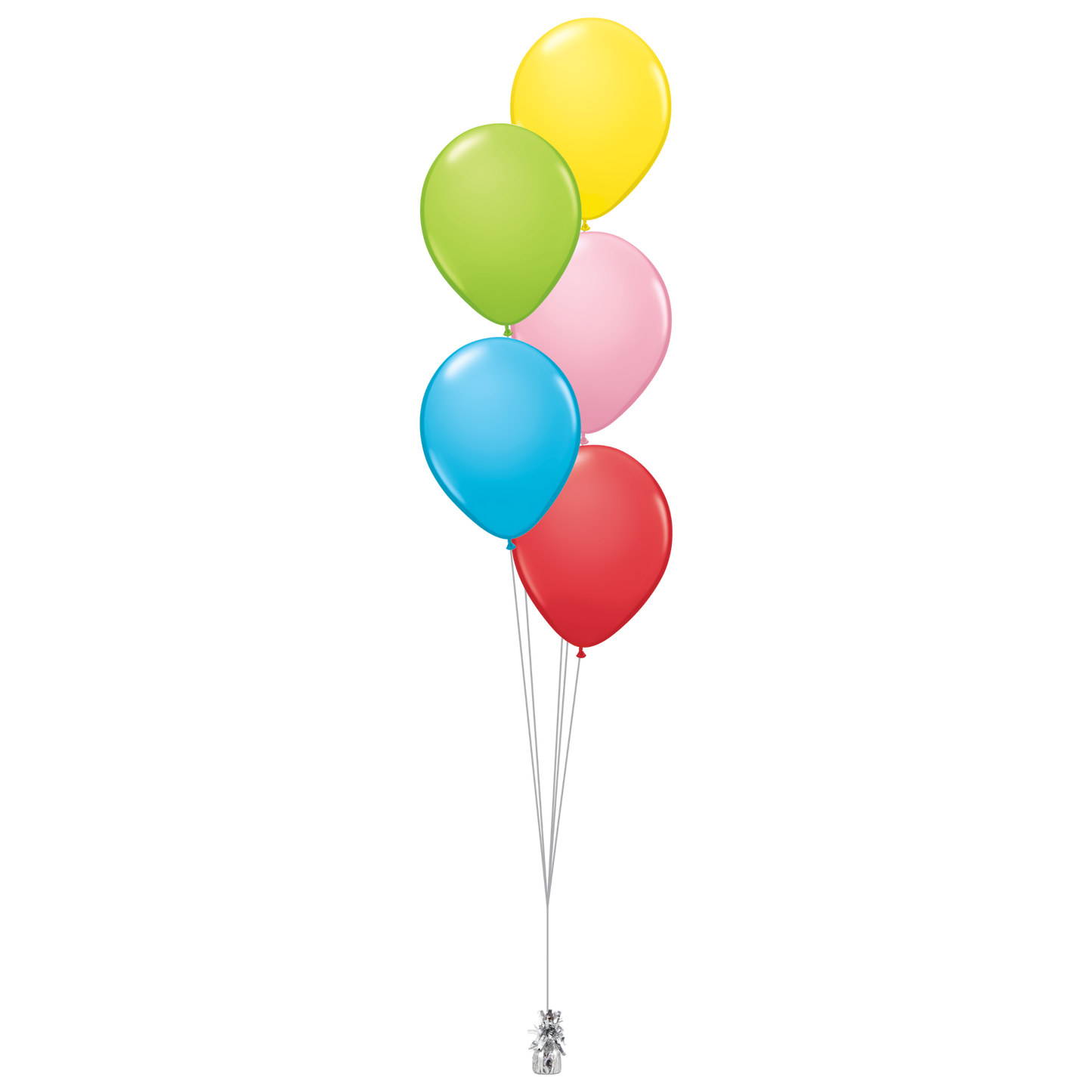 5x Latex Helium Bouquet