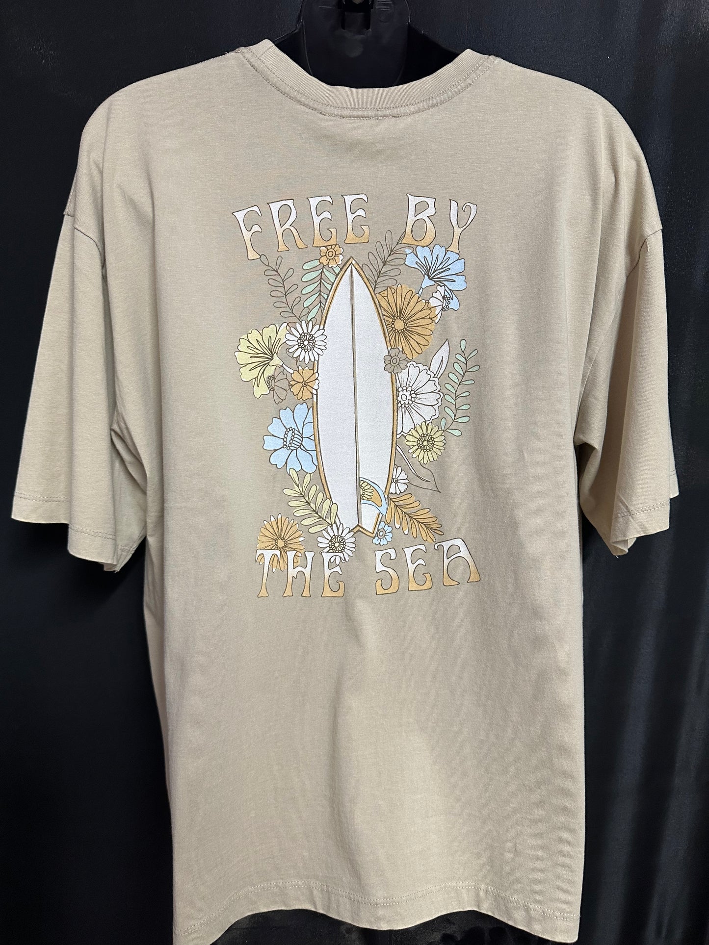 T-Shirt Women's Free By The Sea - Oyster