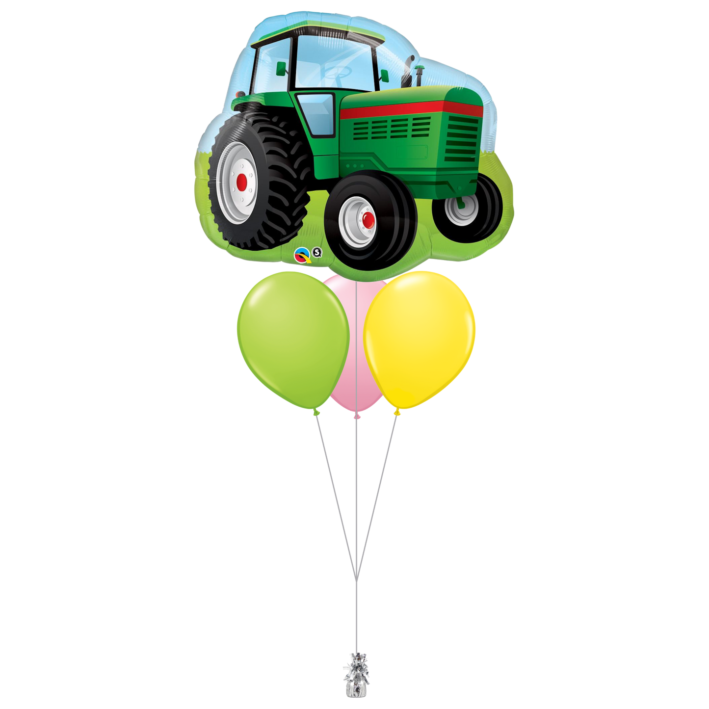 1x Super Shape Foil, 3x Latex Helium Bouquet