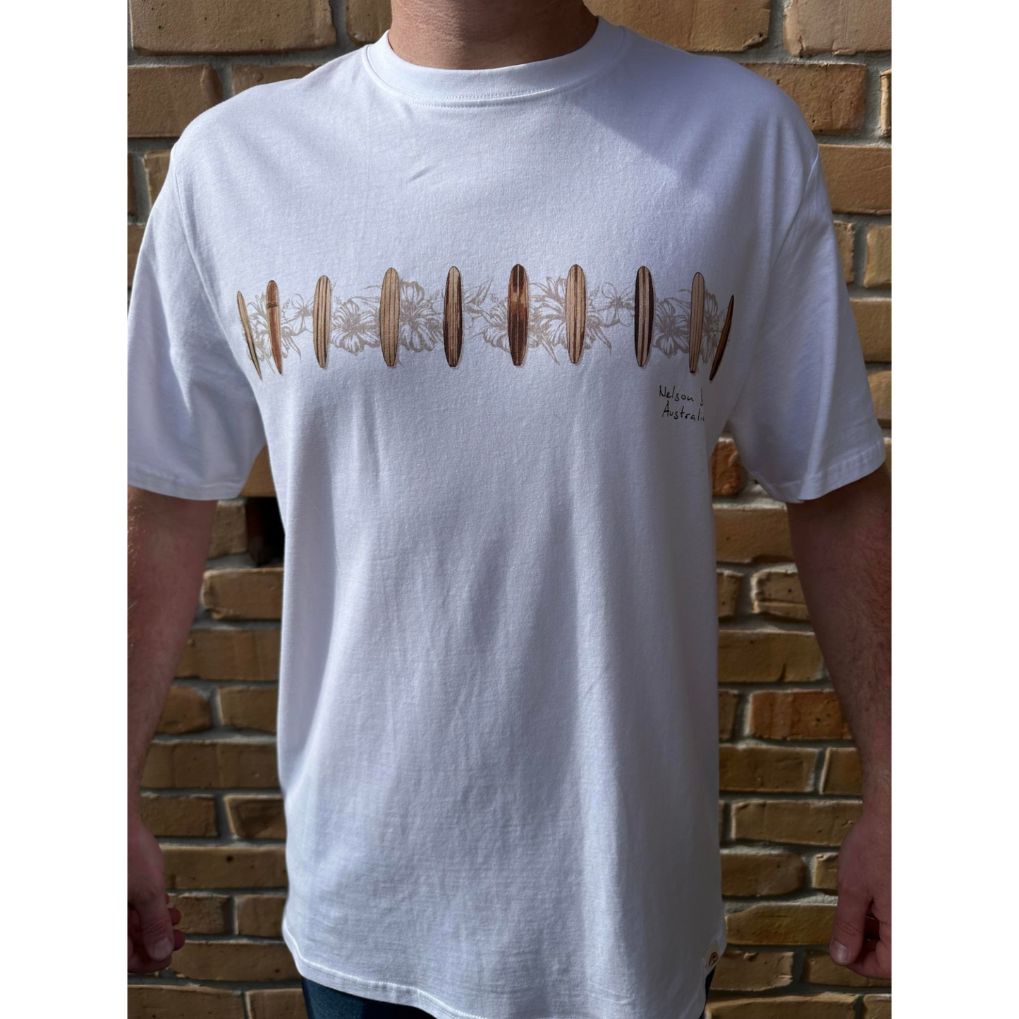 T-Shirt Men's Classic Boards - White