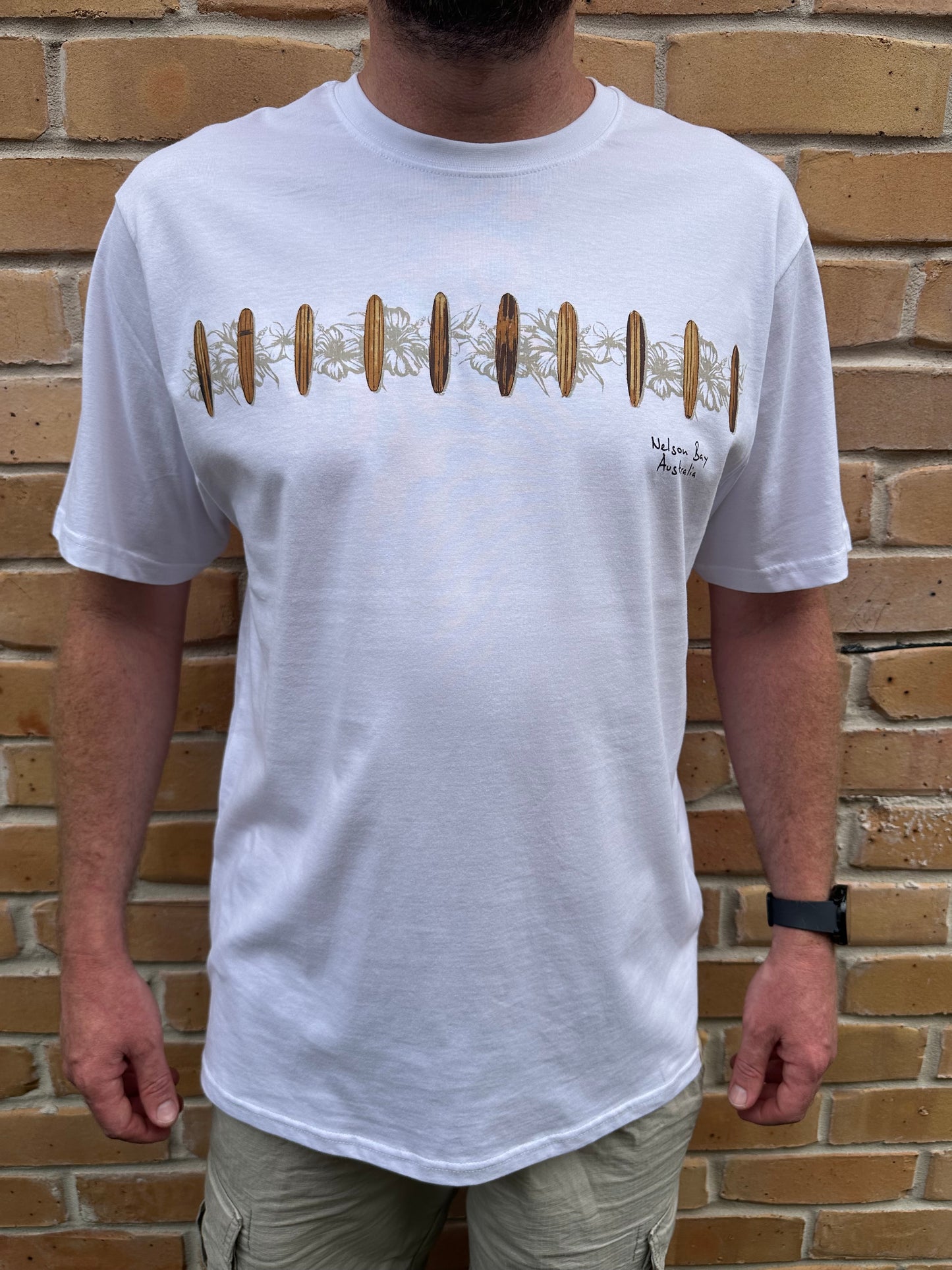 T-Shirt Men's Classic Boards - White