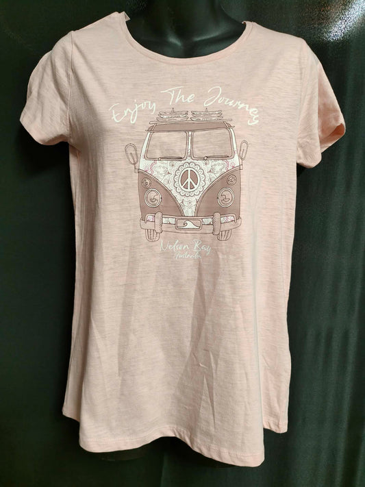 T-Shirt Women's Combi Journey - Dusty Pink
