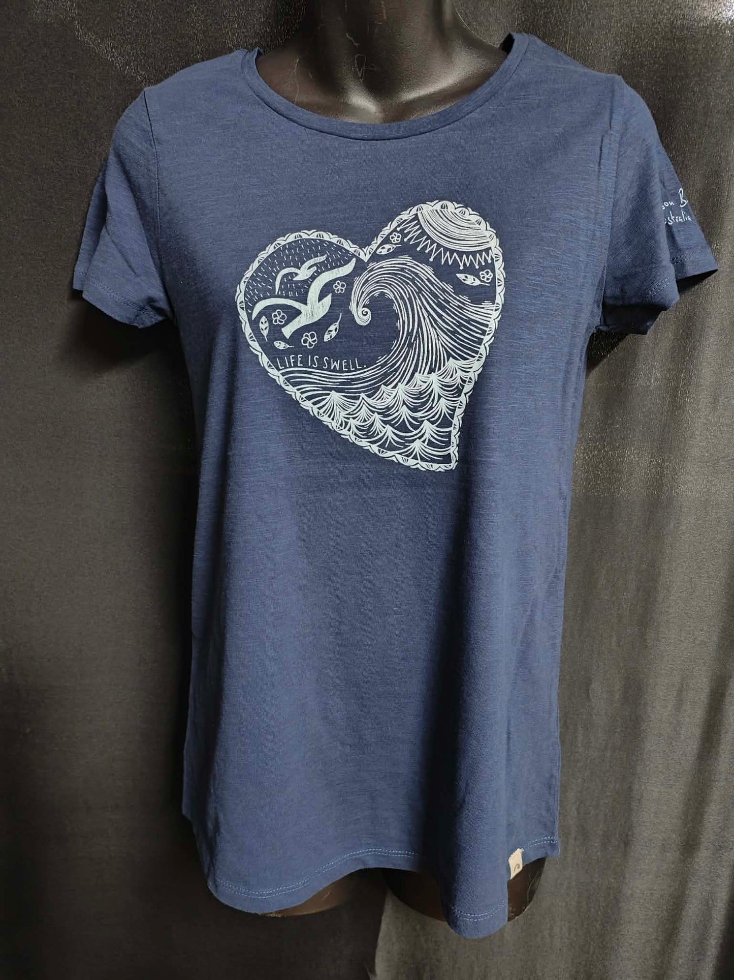 T-Shirt Women's Life Is Swell - Navy