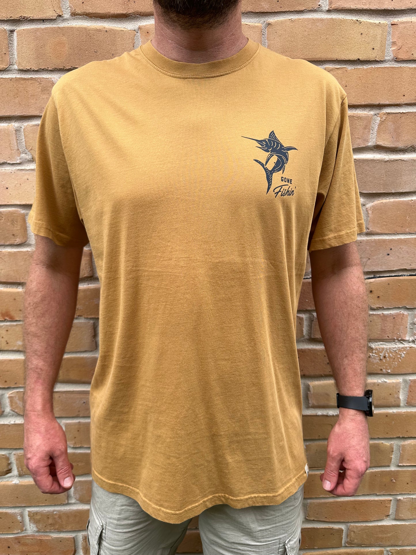 T-Shirt Men's Lucky Marlin - Amber